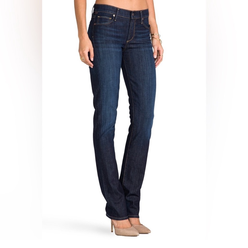 Citizens of Humanity Women's Blue Elson Medium Rise Straight Leg/Size 27/EUC